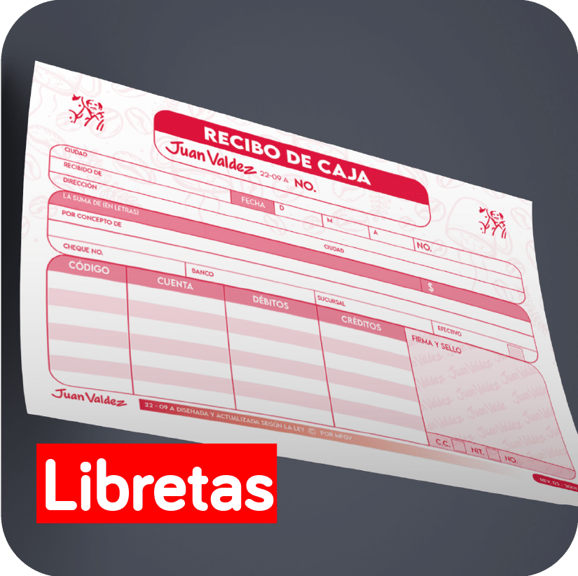 Libretas impresas