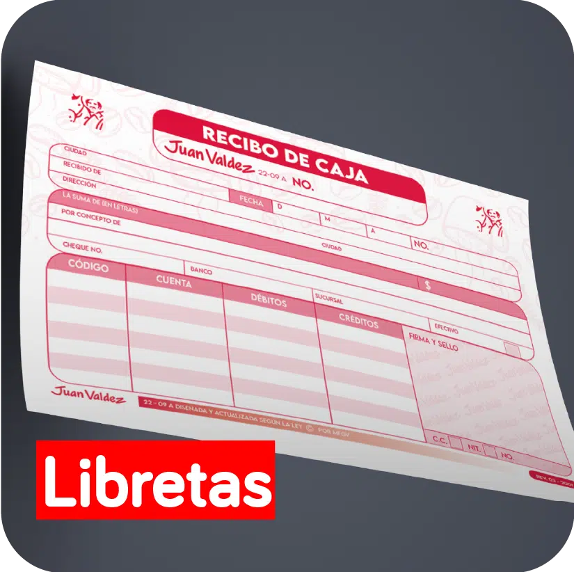 Libretas impresas