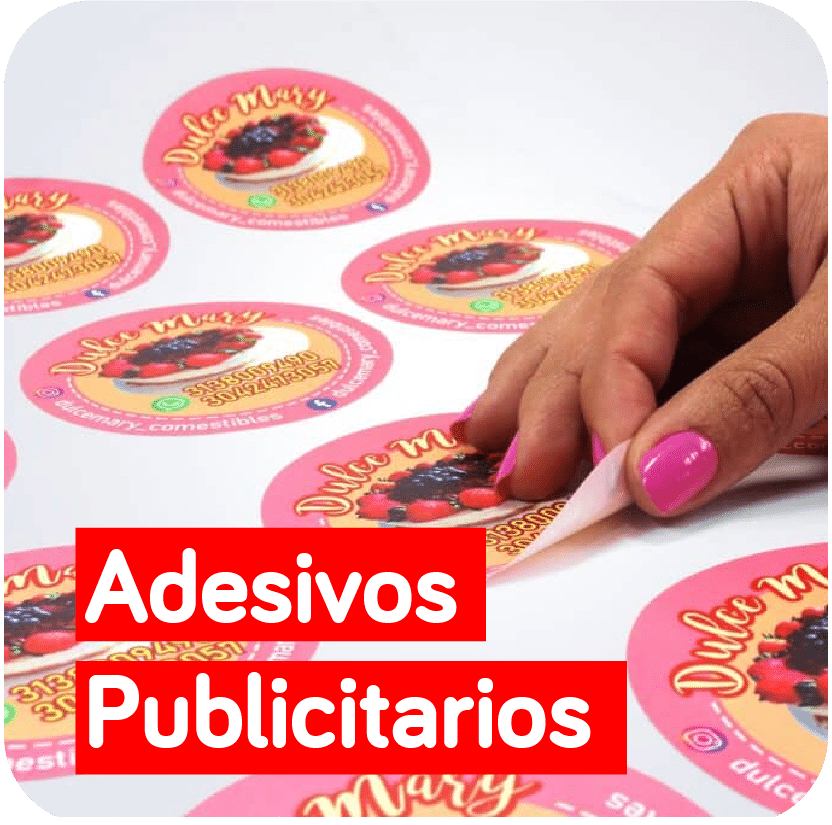 Adhesivos publicitarios