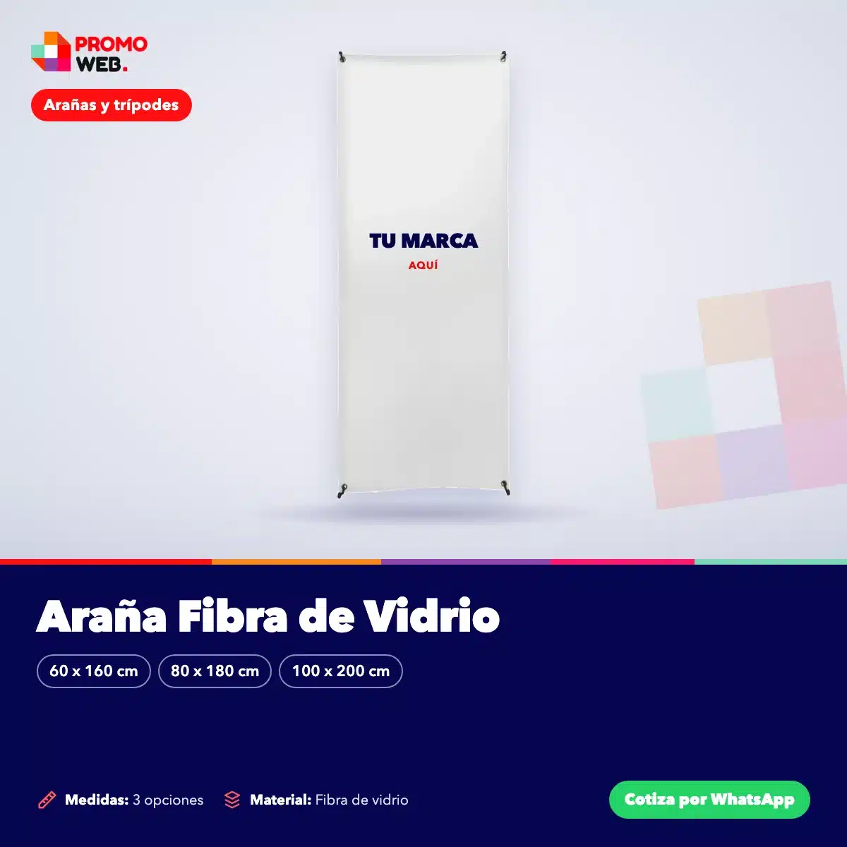 Araña Fibra de Vidrio – Promo Web