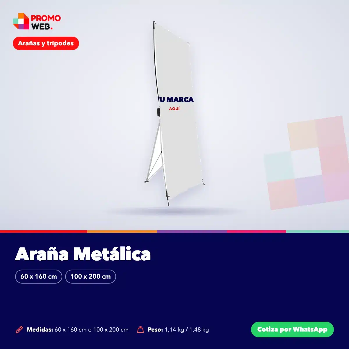 Araña Metálica – Promo Web