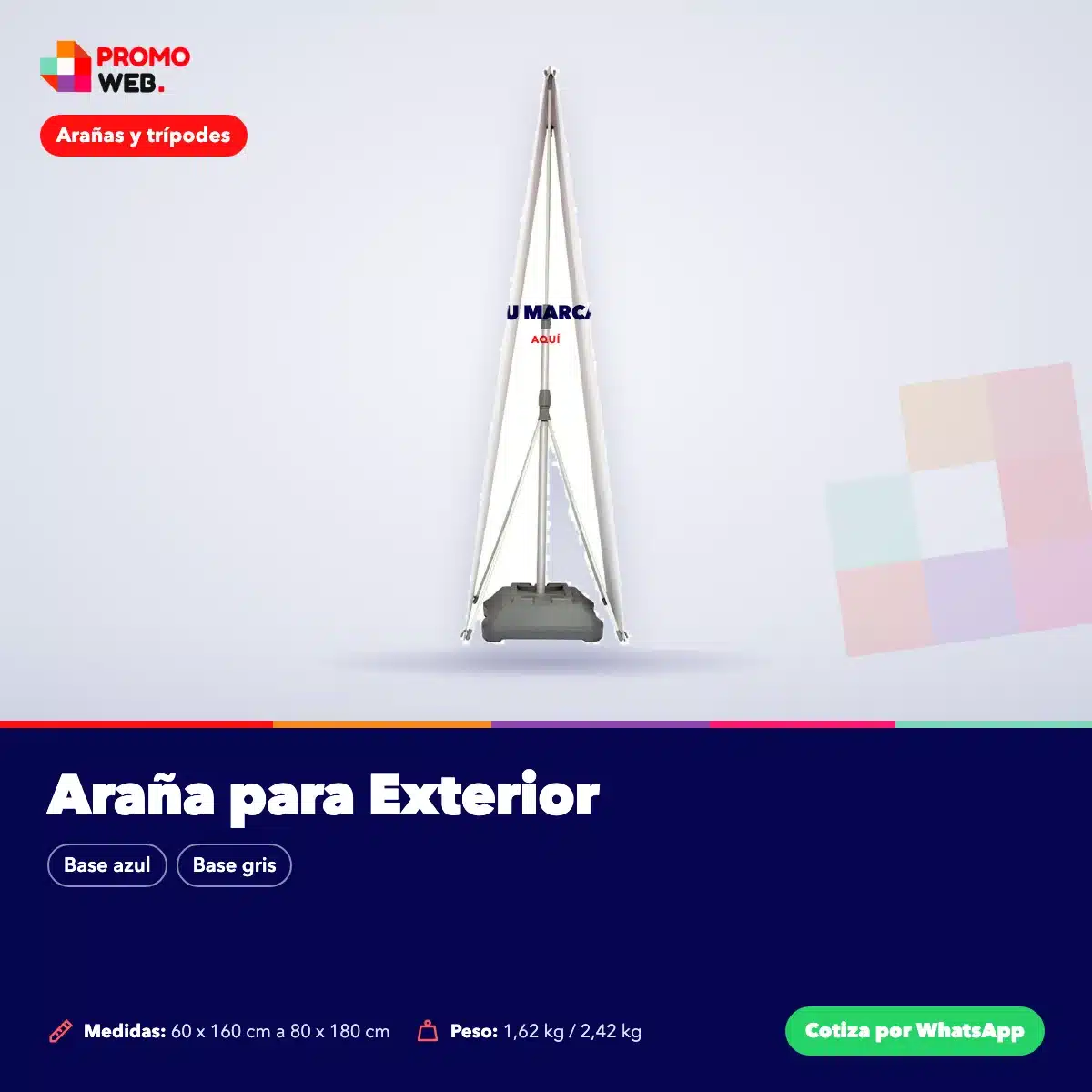 Araña para Exterior – Promo Web
