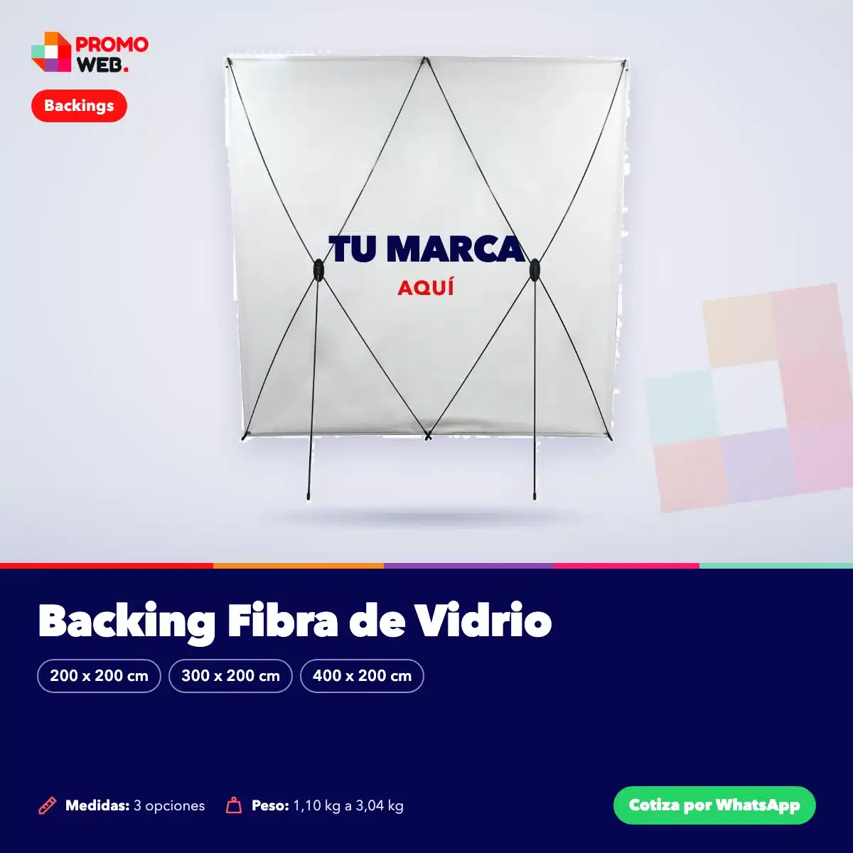 Backing Fibra de Vidrio – Promo Web