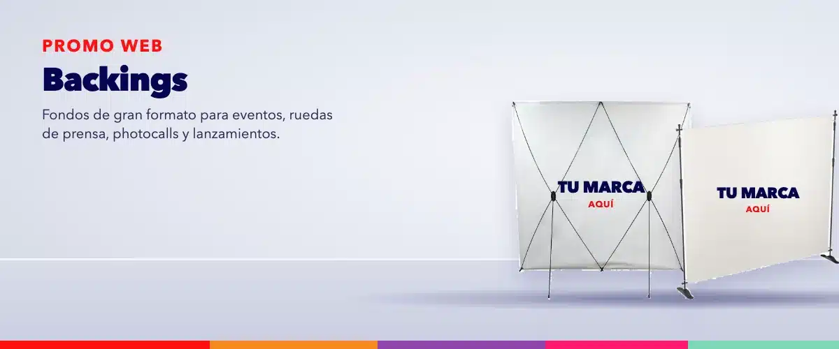 Backings – estructuras publicitarias Promo Web