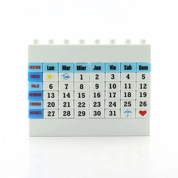 Calendario Andes personalizado con logo