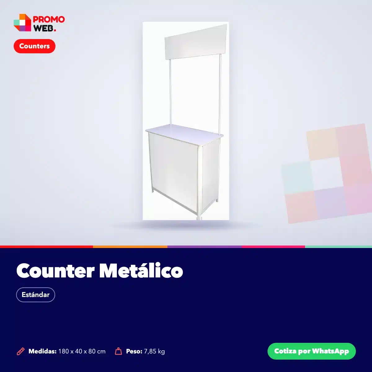 Counter Metálico – Promo Web