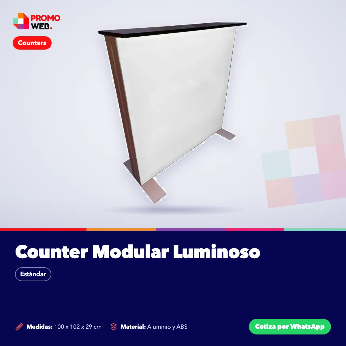 Counter Modular Luminoso – Promo Web