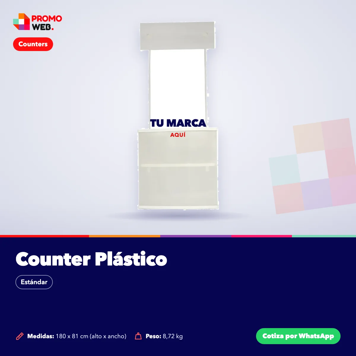 Counter Plástico – Promo Web