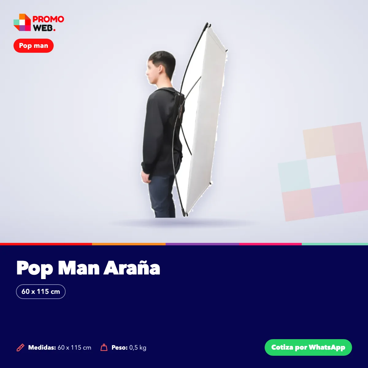 Pop Man Araña – Promo Web