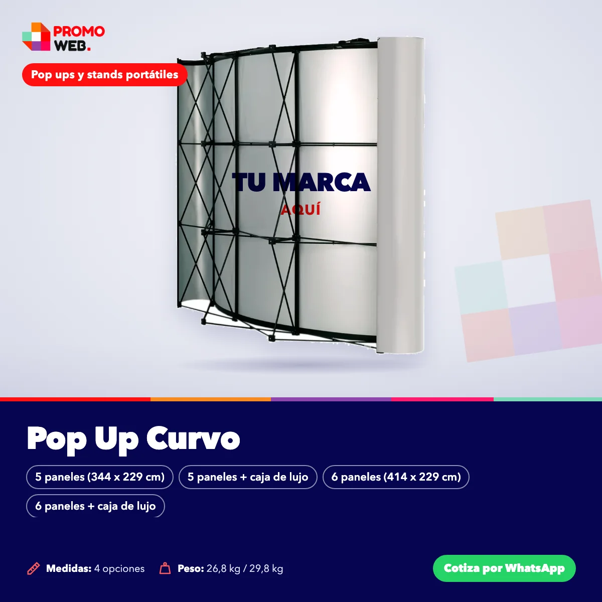 Pop Up Curvo – Promo Web