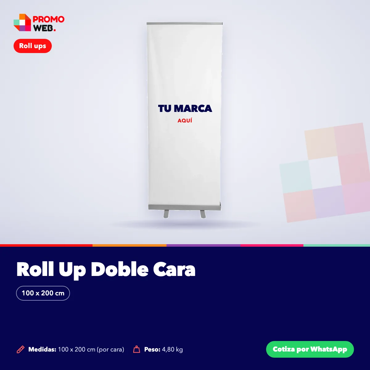 Roll Up Doble Cara – Promo Web