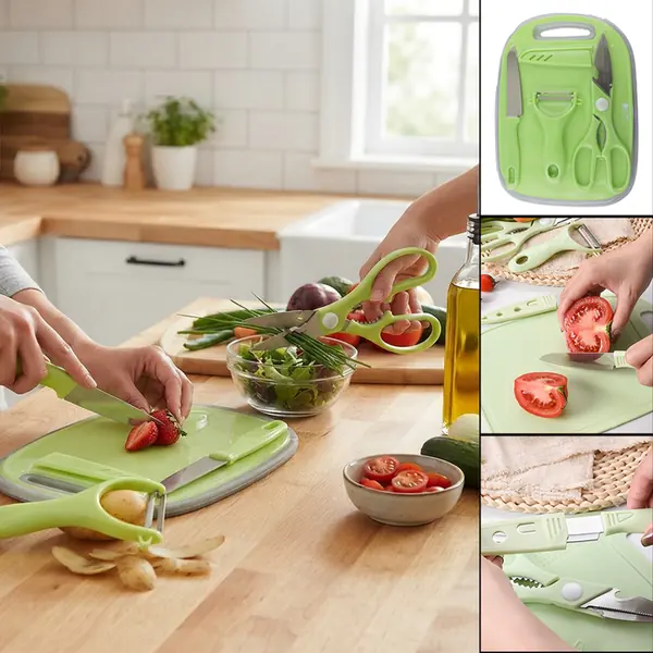 Set cocina Caribe personalizado con logo