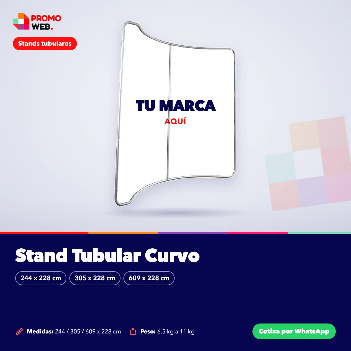 Stand Tubular Curvo – Promo Web