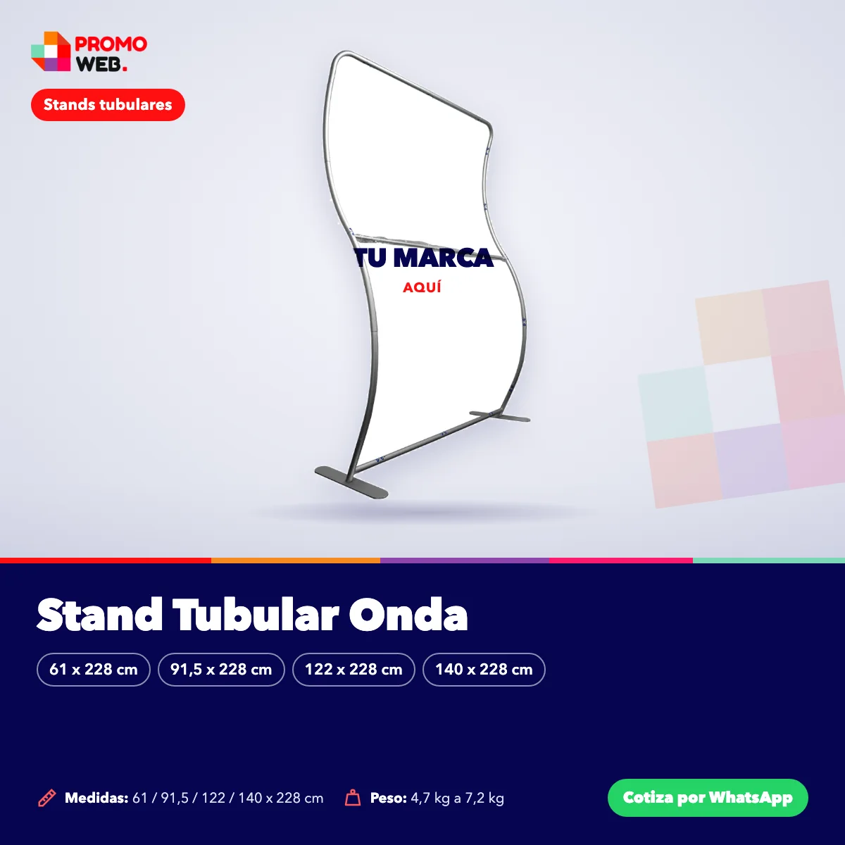 Stand Tubular Onda – Promo Web