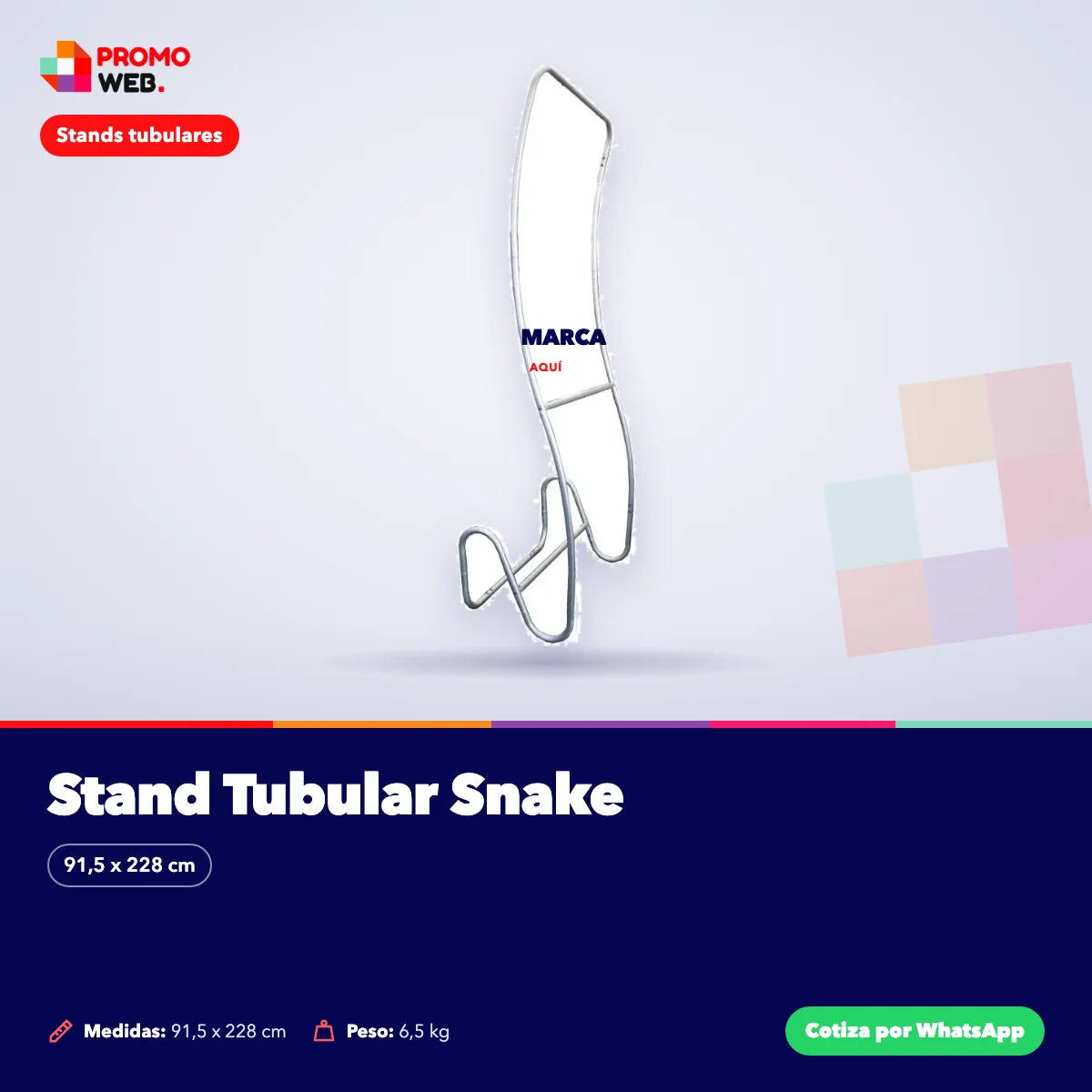 Stand Tubular Snake – Promo Web