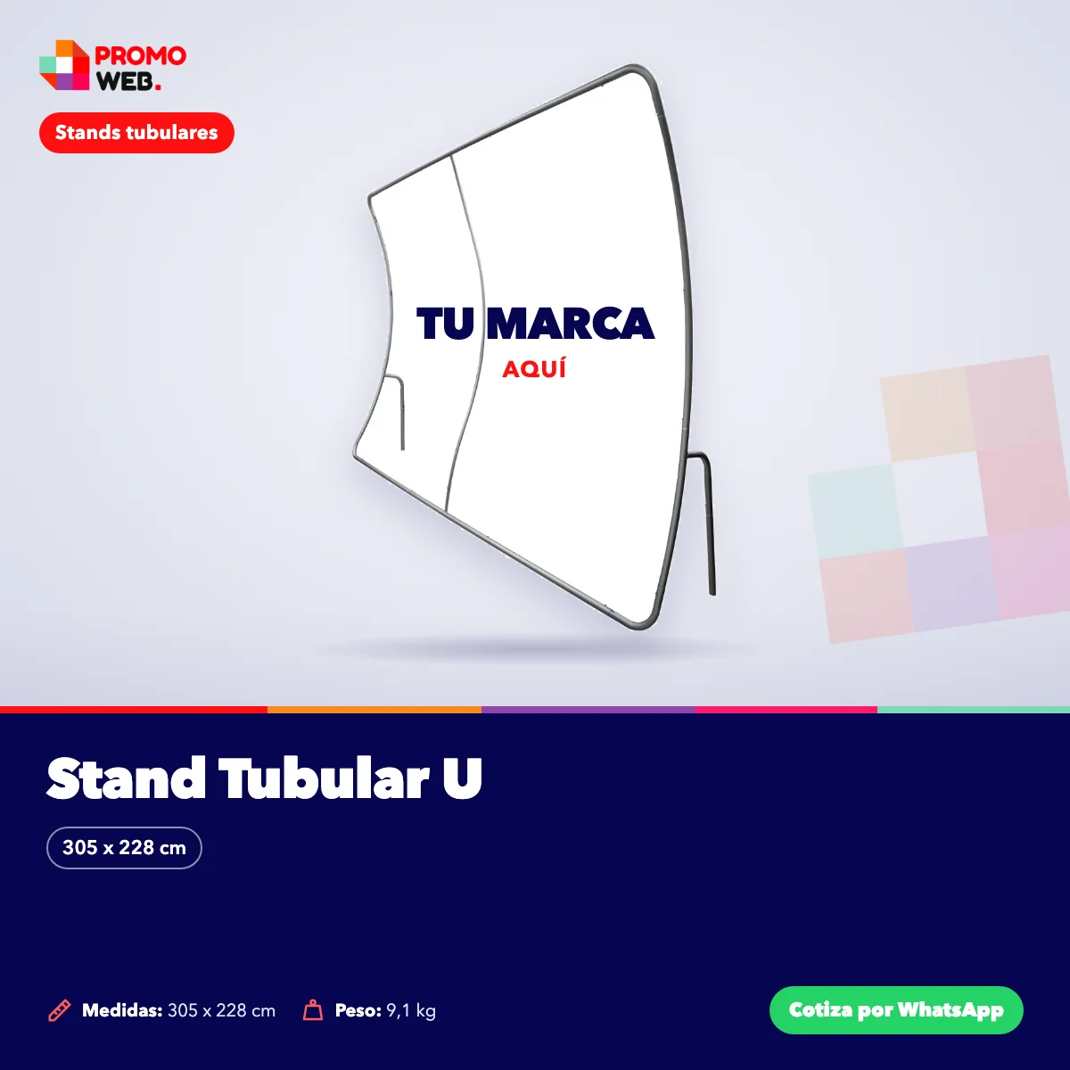 Stand Tubular U – Promo Web