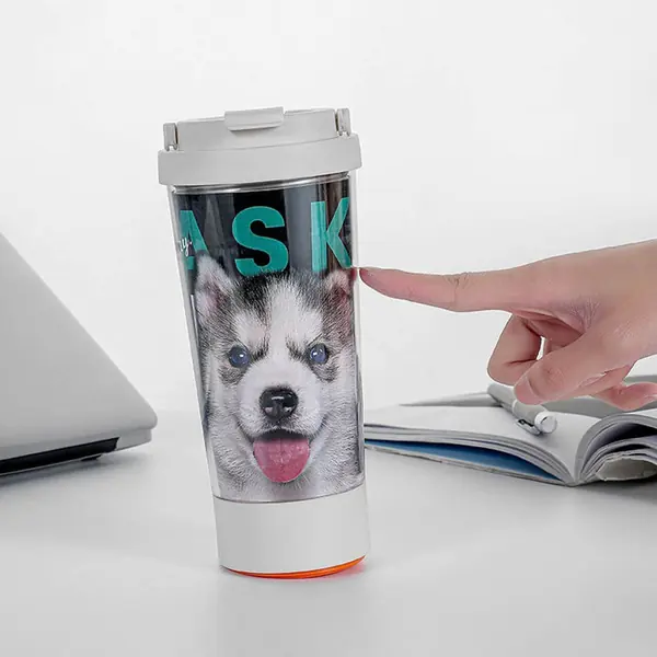 Vaso Santander personalizado con logo